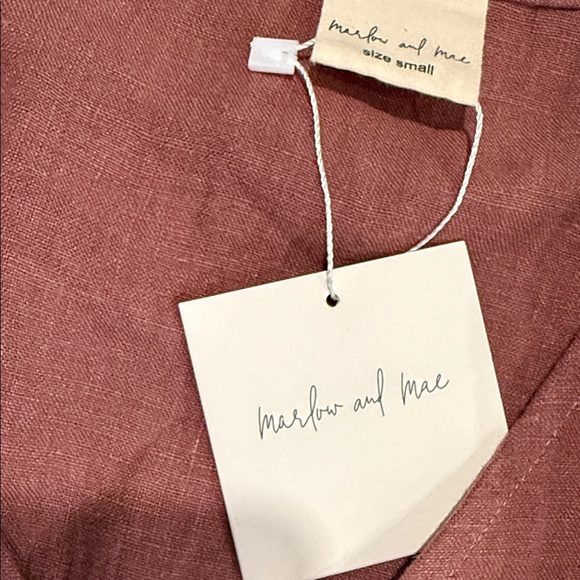 Marlow and Mae harp dress in the color cherry - Picture 4 of 8